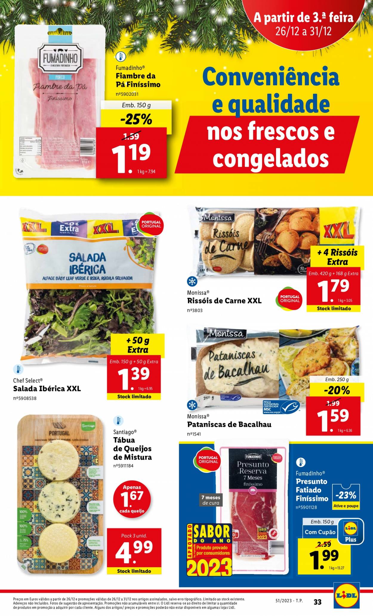 Folheto Lidl - 21.12.2023 - 24.12.2023. Página 33