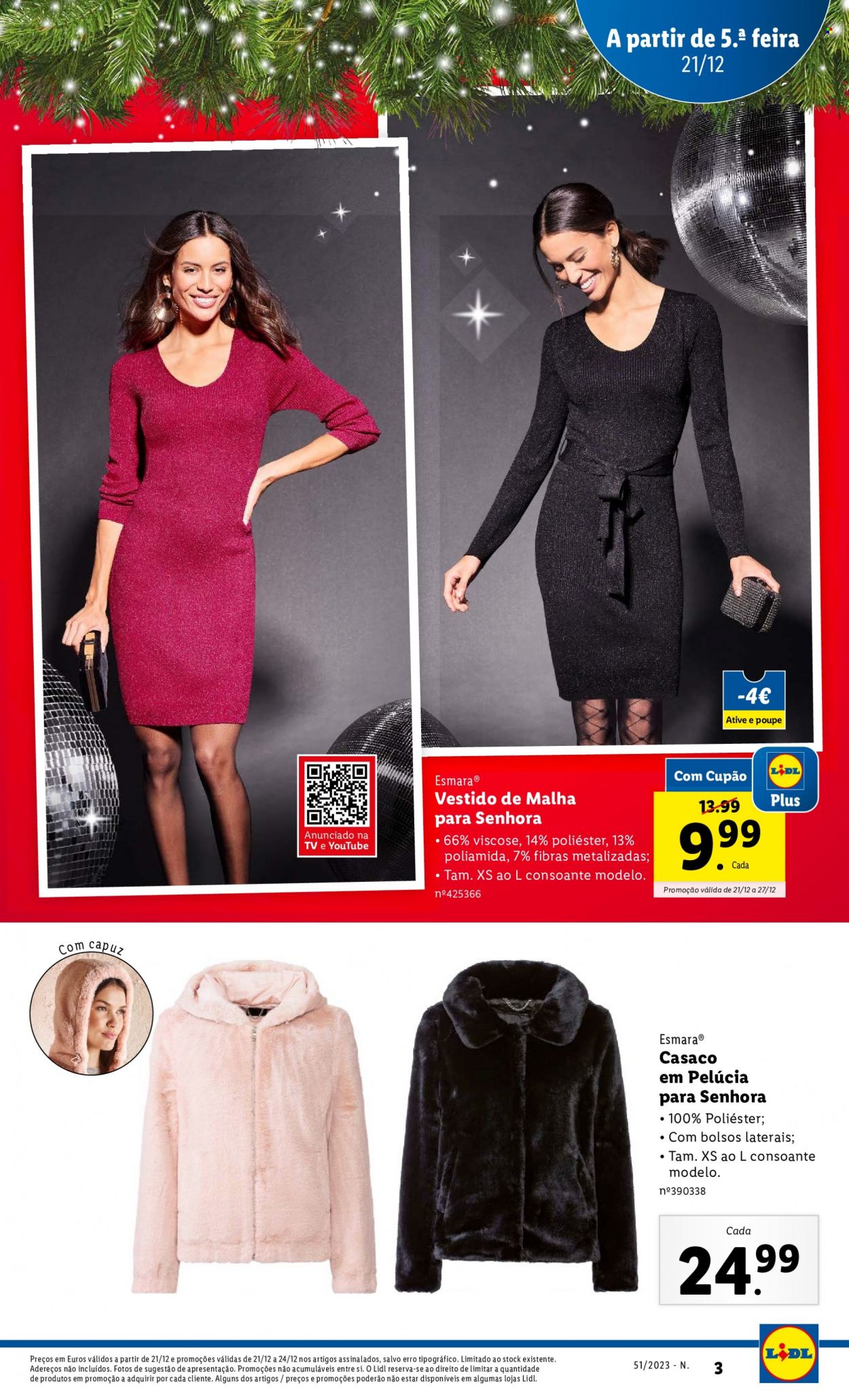 Folheto Lidl - 21.12.2023 - 24.12.2023. Página 3