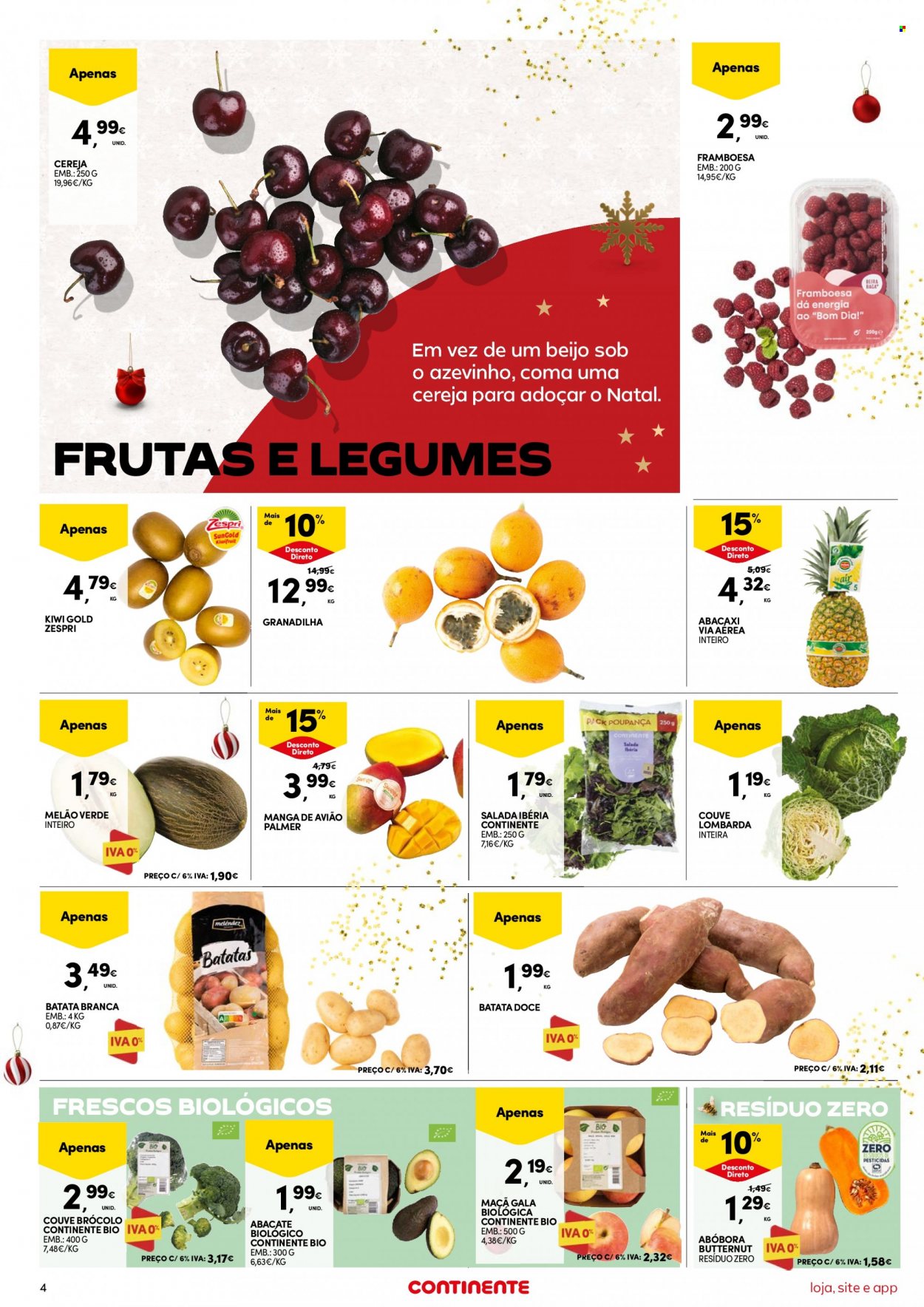 Folheto Continente Bom Dia - 19.12.2023 - 25.12.2023. Página 6