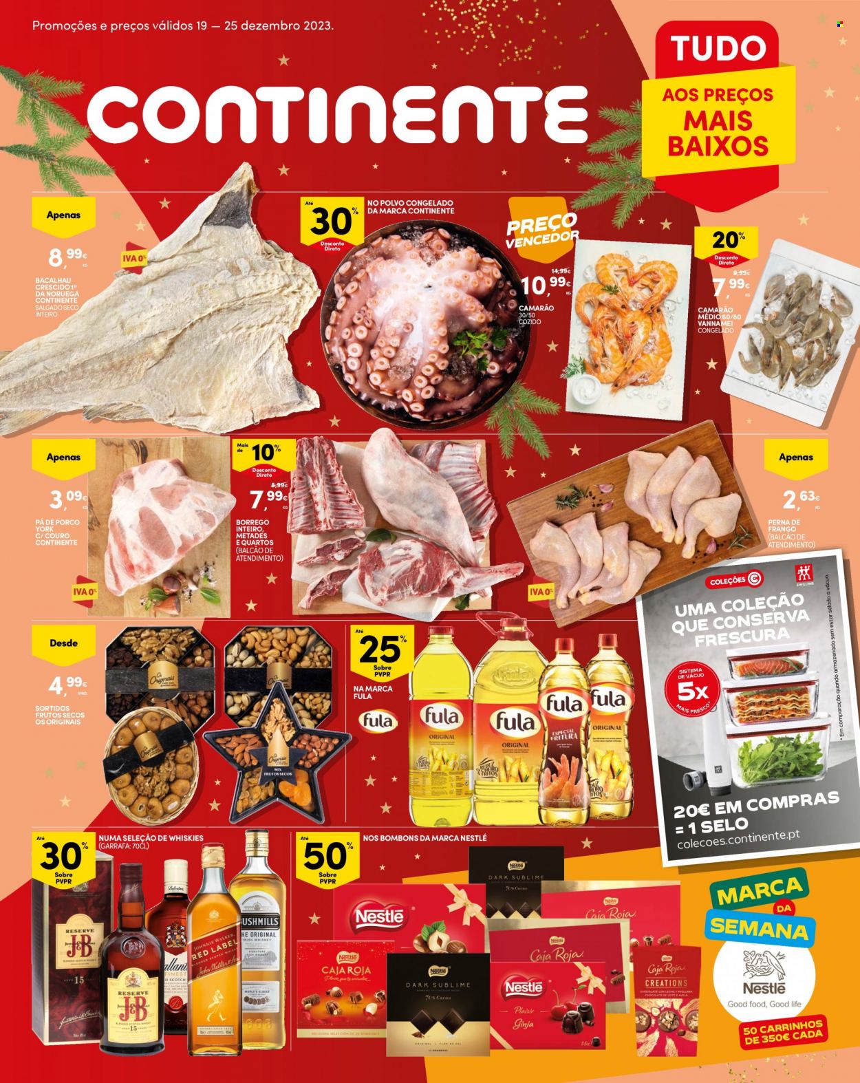 Folheto Continente Modelo - 19.12.2023 - 25.12.2023. Página 1