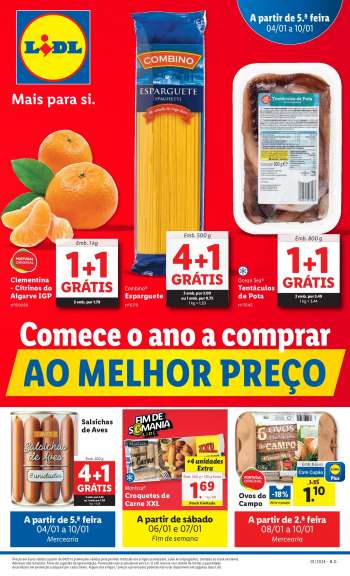 Folheto Lidl - 4.1.2024 - 10.1.2024.