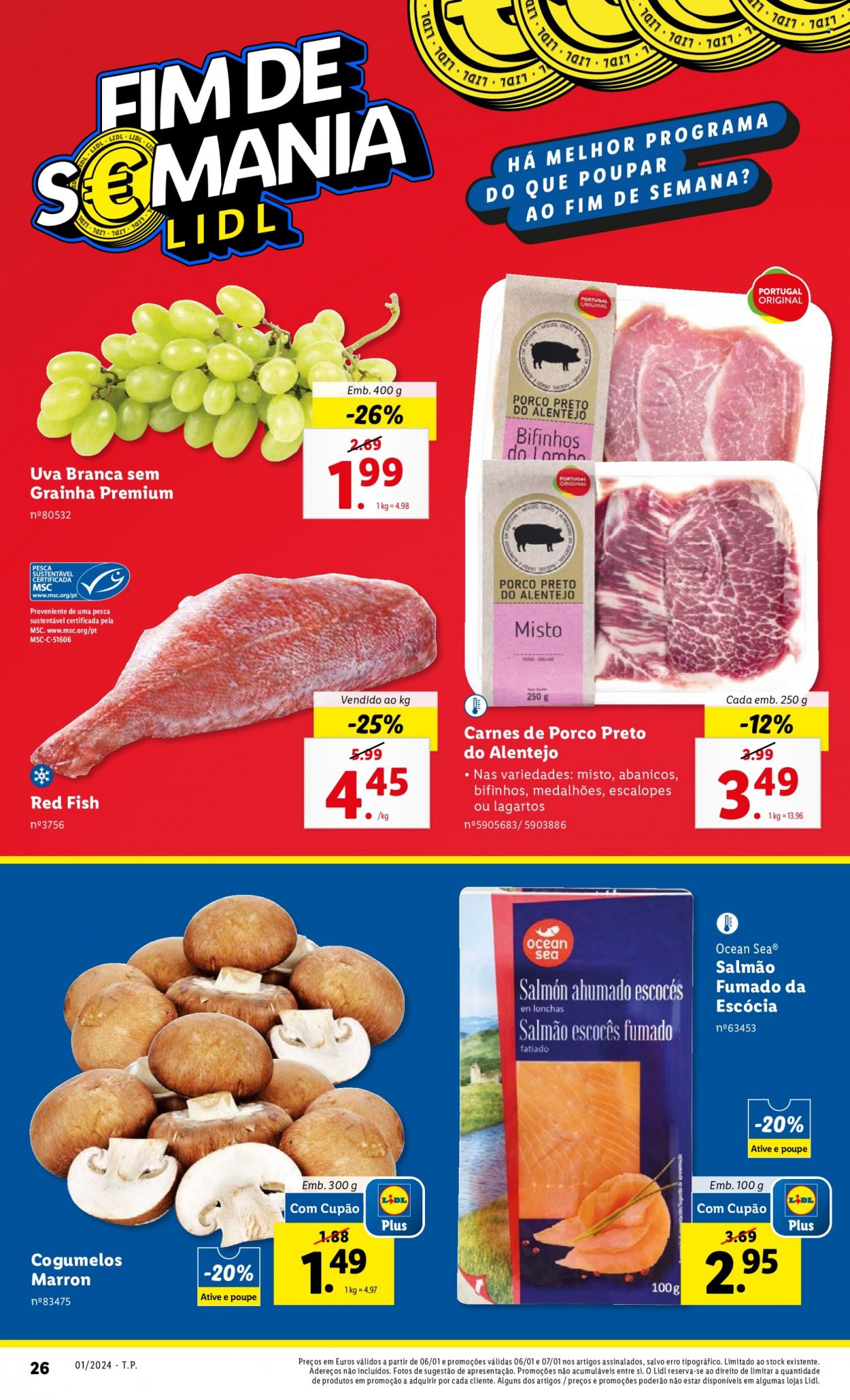 Folheto Lidl - 4.1.2024 - 10.1.2024. Página 26