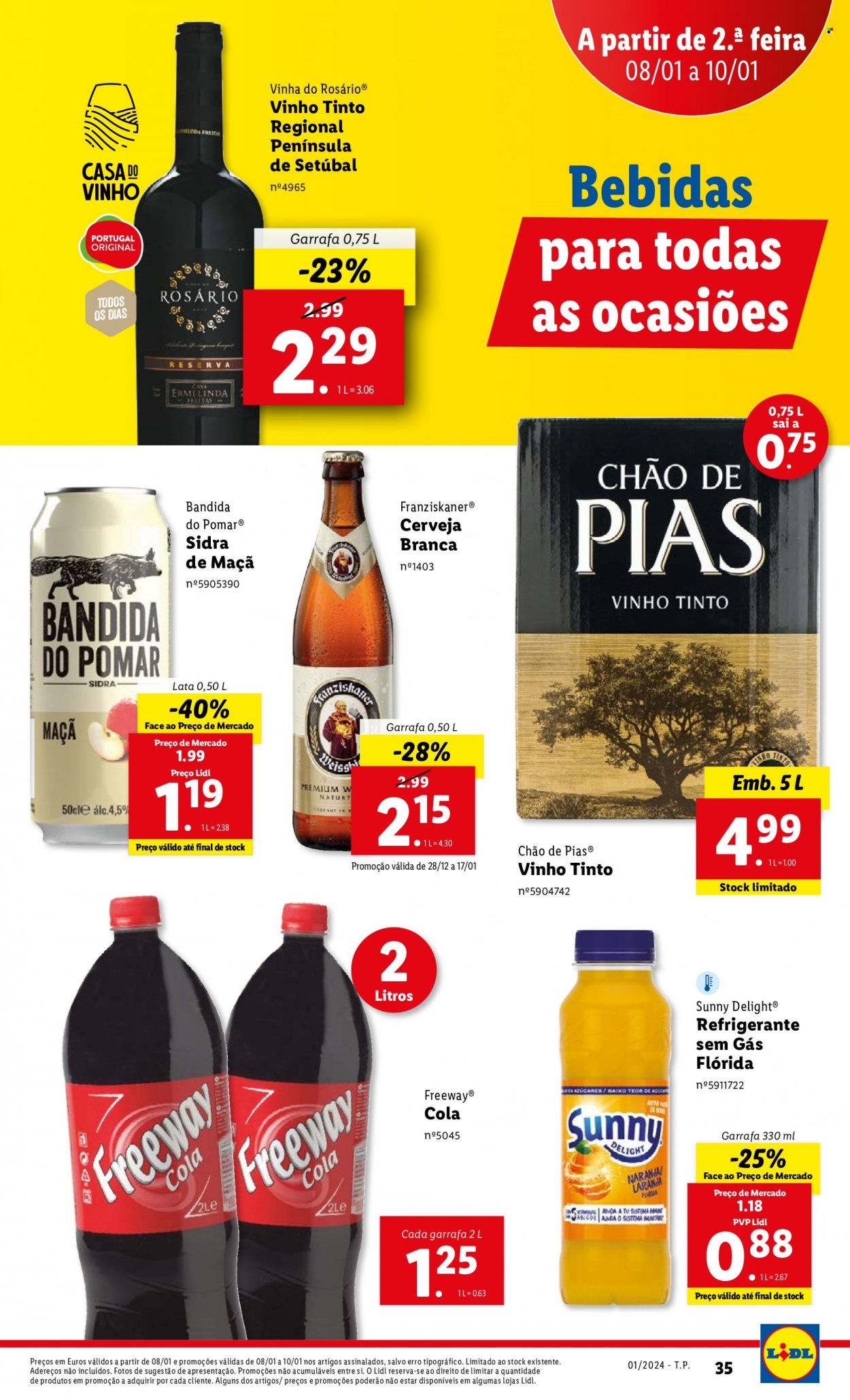 Folheto Lidl - 4.1.2024 - 10.1.2024. Página 35
