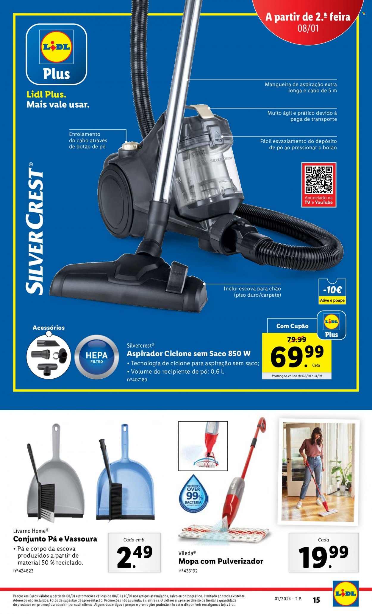 Folheto Lidl - 4.1.2024 - 10.1.2024. Página 15