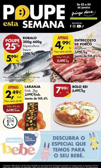 Folheto Pingo Doce - 2.1.2024 - 4.1.2024.