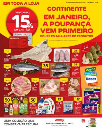 Folheto Continente Modelo - 5.1.2024 - 8.1.2024.