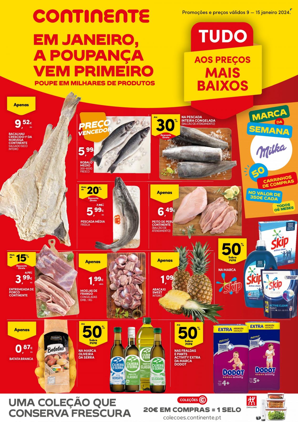 Folheto Continente Bom Dia - 9.1.2024 - 15.1.2024. Página 1