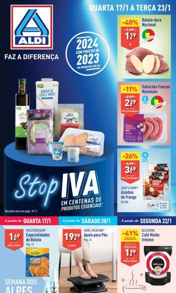 Folheto Aldi - 17.1.2024 - 23.1.2024.
