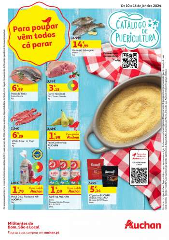 Folheto Auchan - 10.1.2024 - 16.1.2024.
