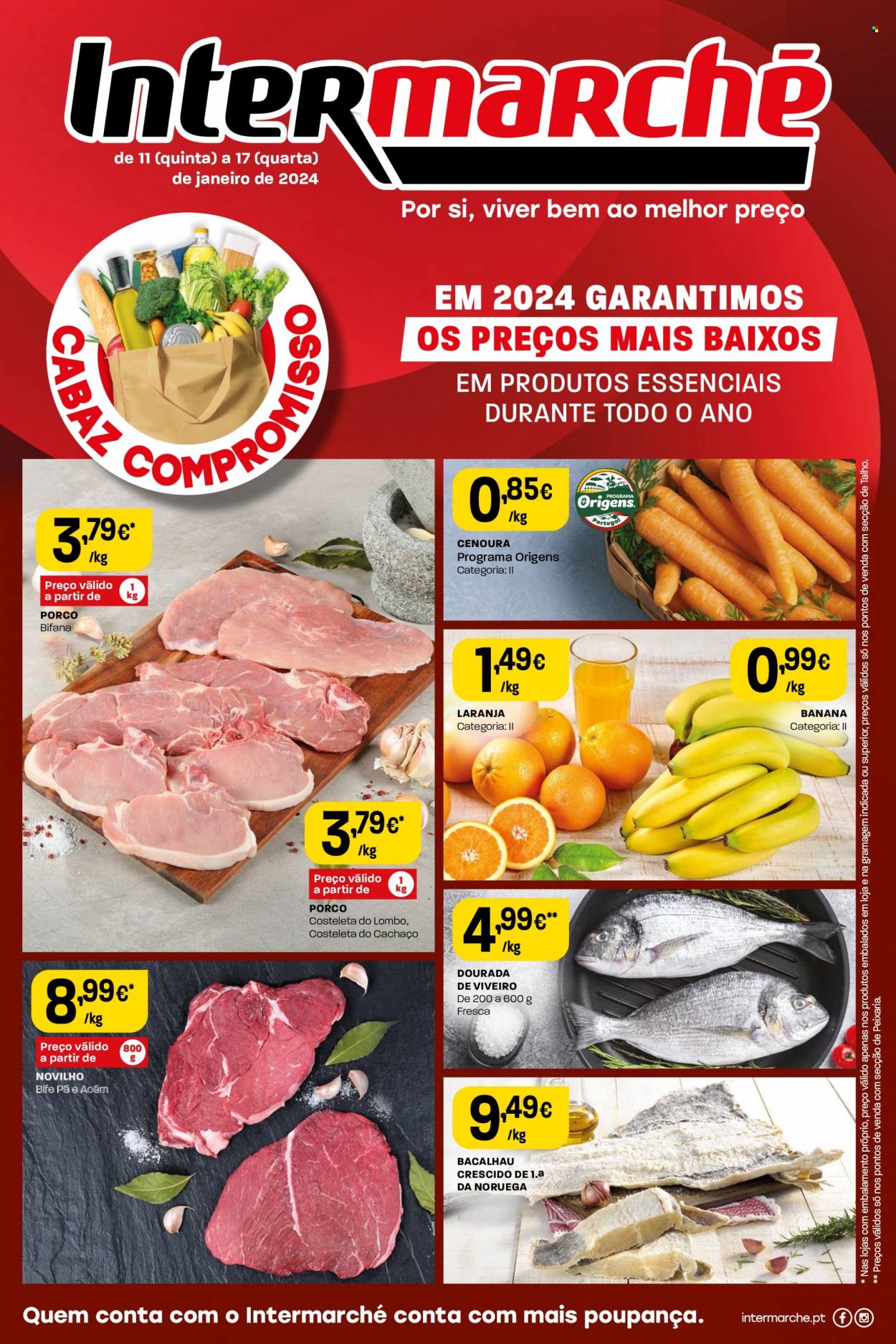 Folheto Intermarché - 11.1.2024 - 17.1.2024. Página 1