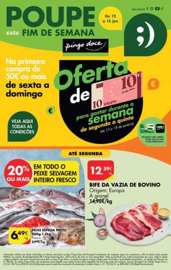 Folheto Pingo Doce - 12.1.2024 - 15.1.2024.