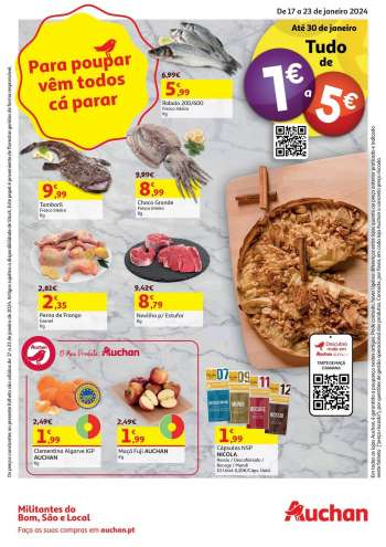 Folheto Auchan - 17.1.2024 - 23.1.2024.