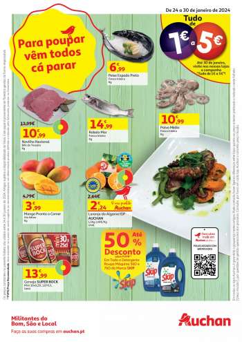 Folheto Auchan - 24.1.2024 - 30.1.2024.