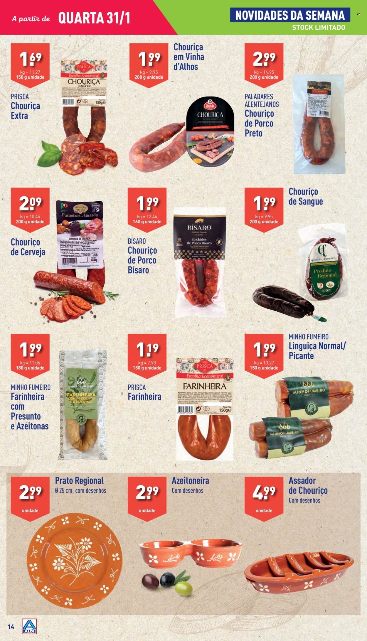 Folheto Aldi - 31.1.2024 - 6.2.2024. Página 14
