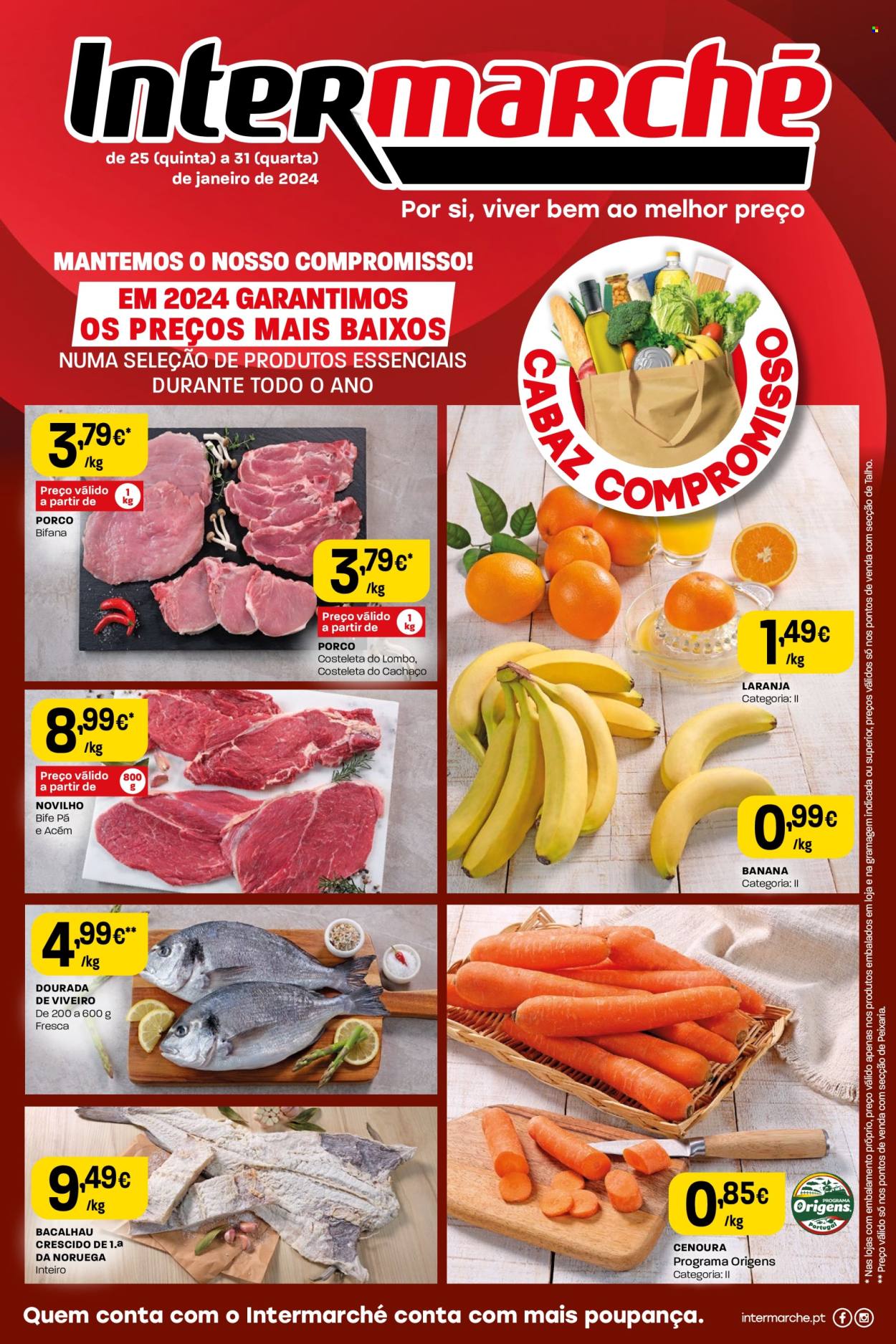 Folheto Intermarché - 25.1.2024 - 31.1.2024. Página 1