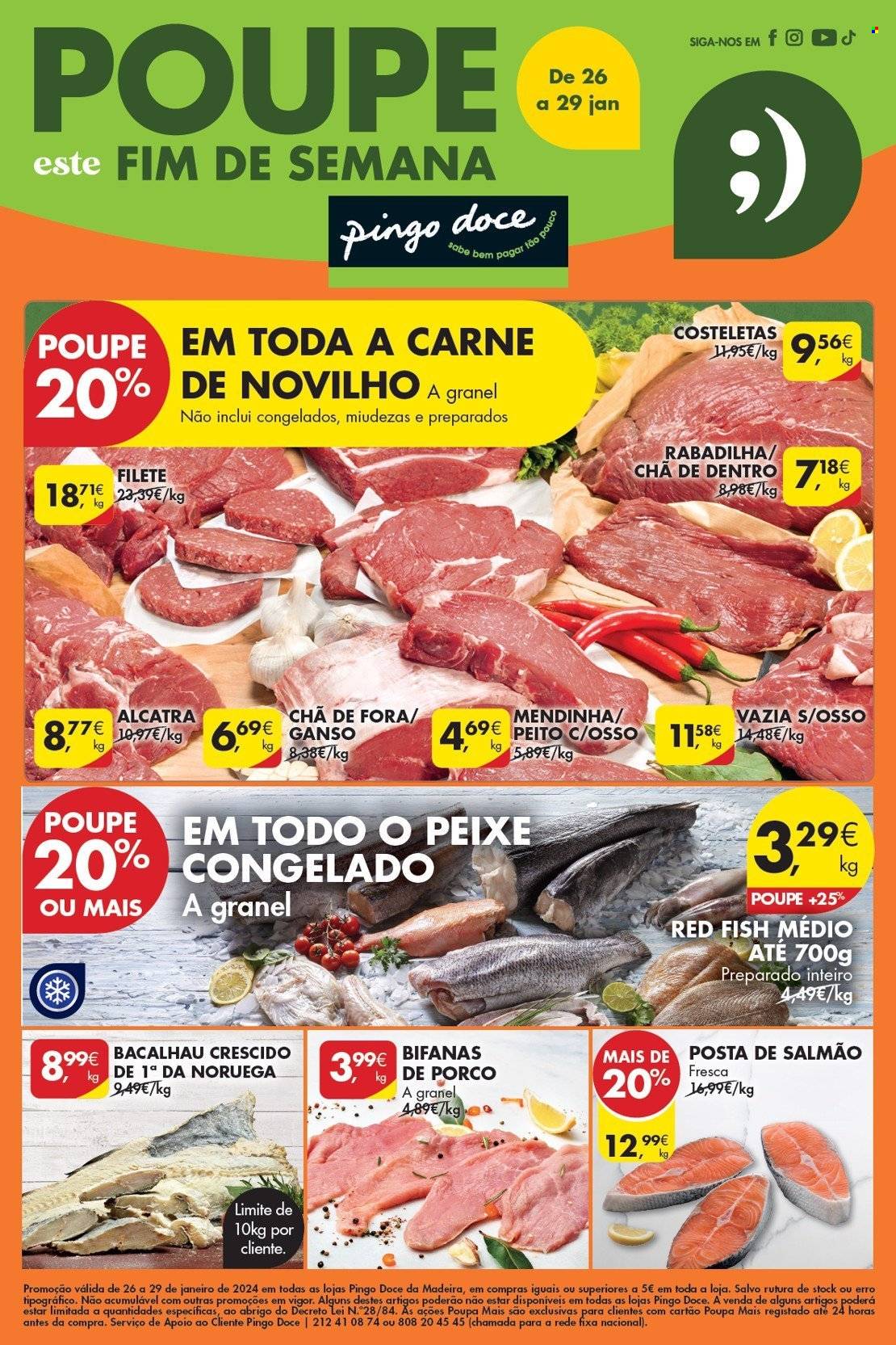 Folheto Pingo Doce - 26.1.2024 - 29.1.2024. Página 1