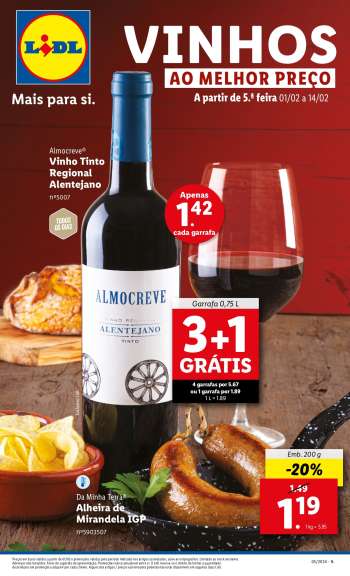 Folheto Lidl - 1.2.2024 - 14.2.2024.