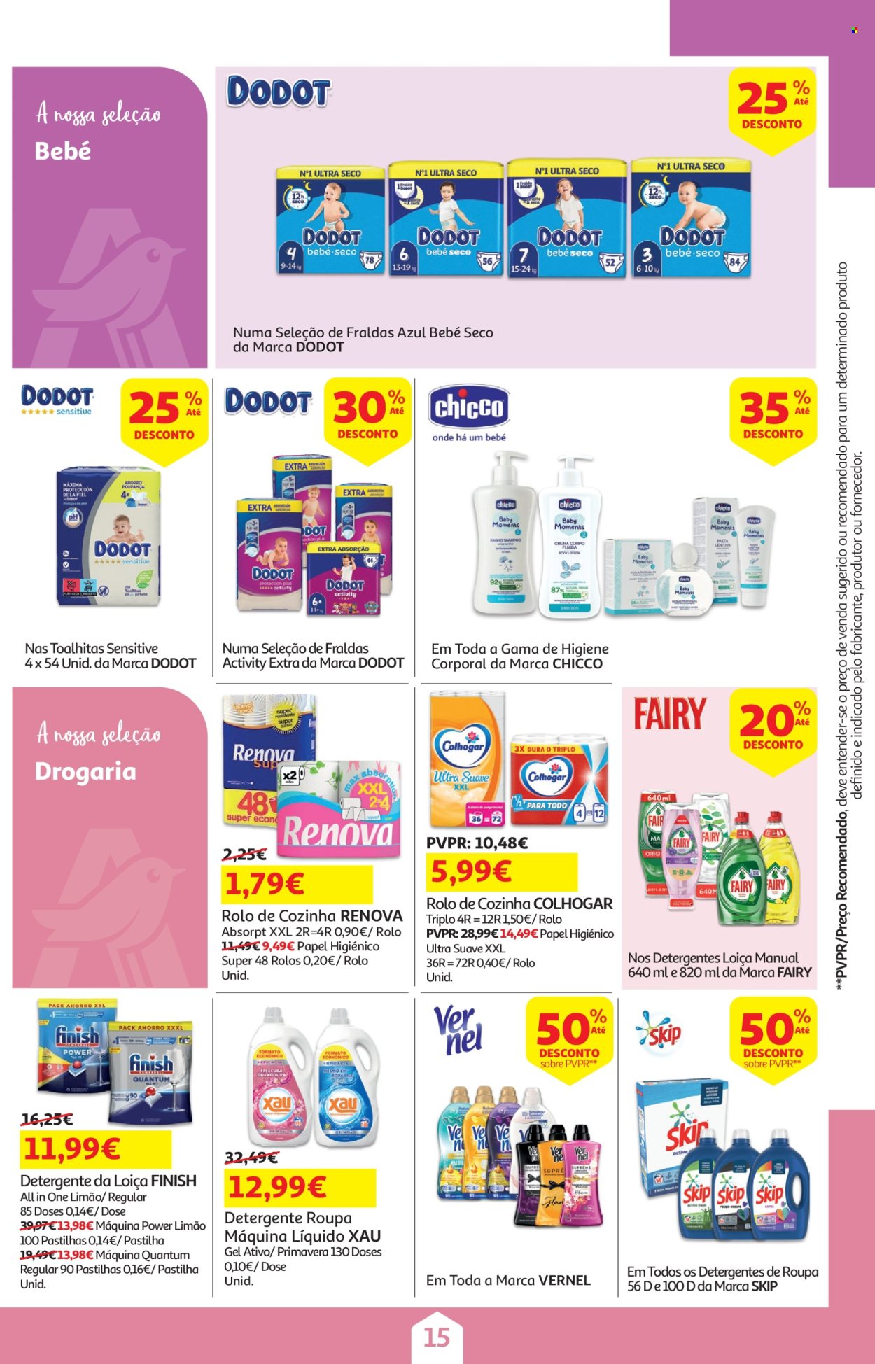 Folheto Auchan - 31.1.2024 - 13.2.2024. Página 15
