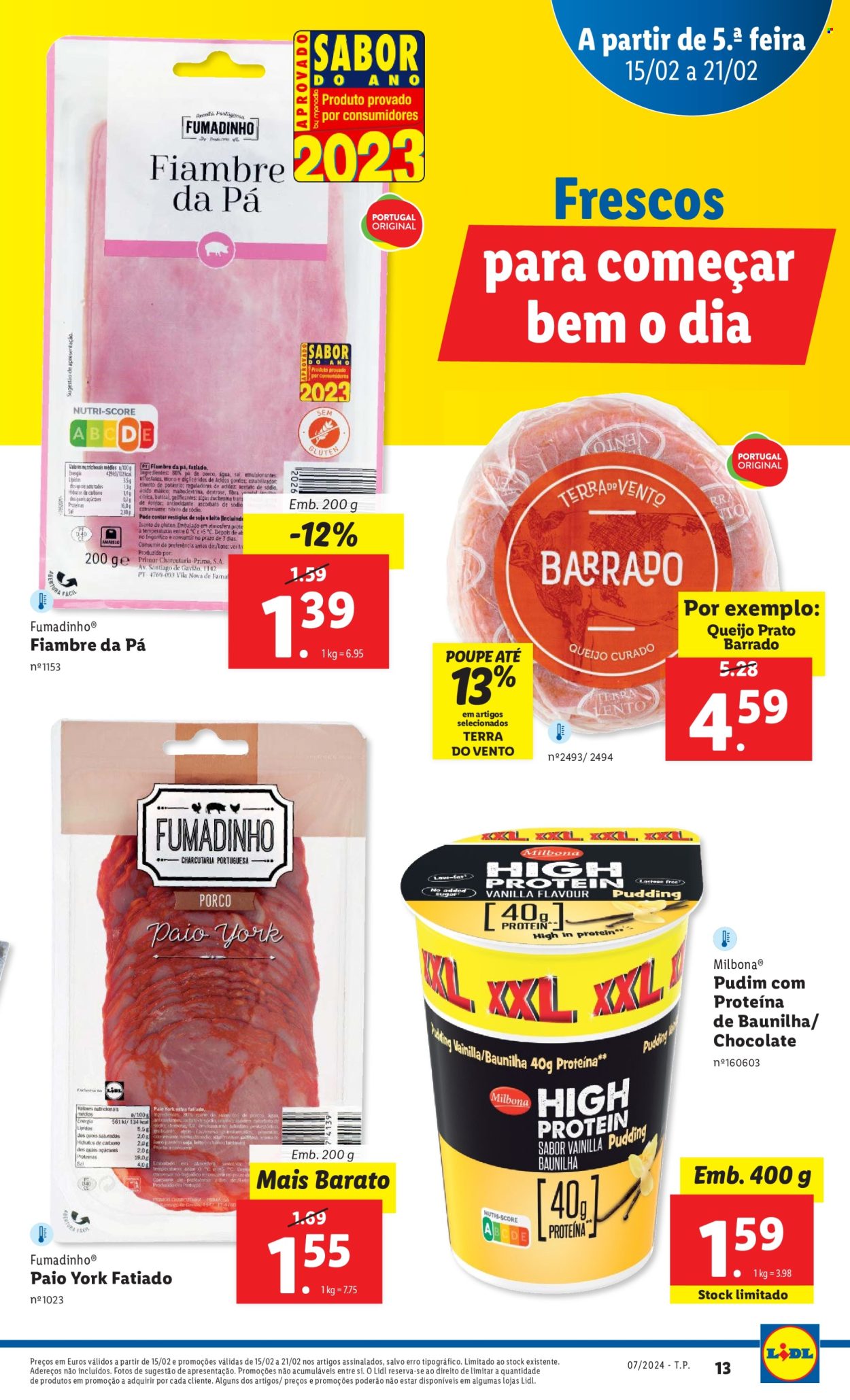 Folheto Lidl - 15.2.2024 - 21.2.2024. Página 13