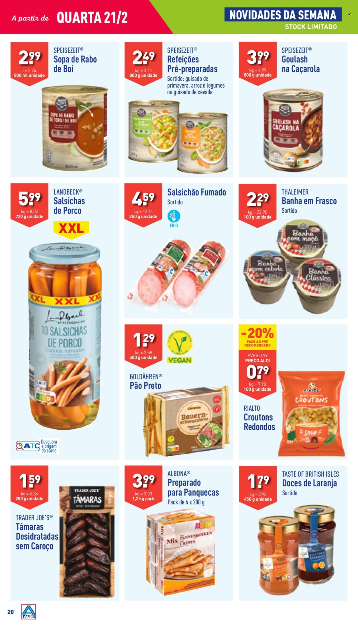 Folheto Aldi - 21.2.2024 - 27.2.2024. Página 20