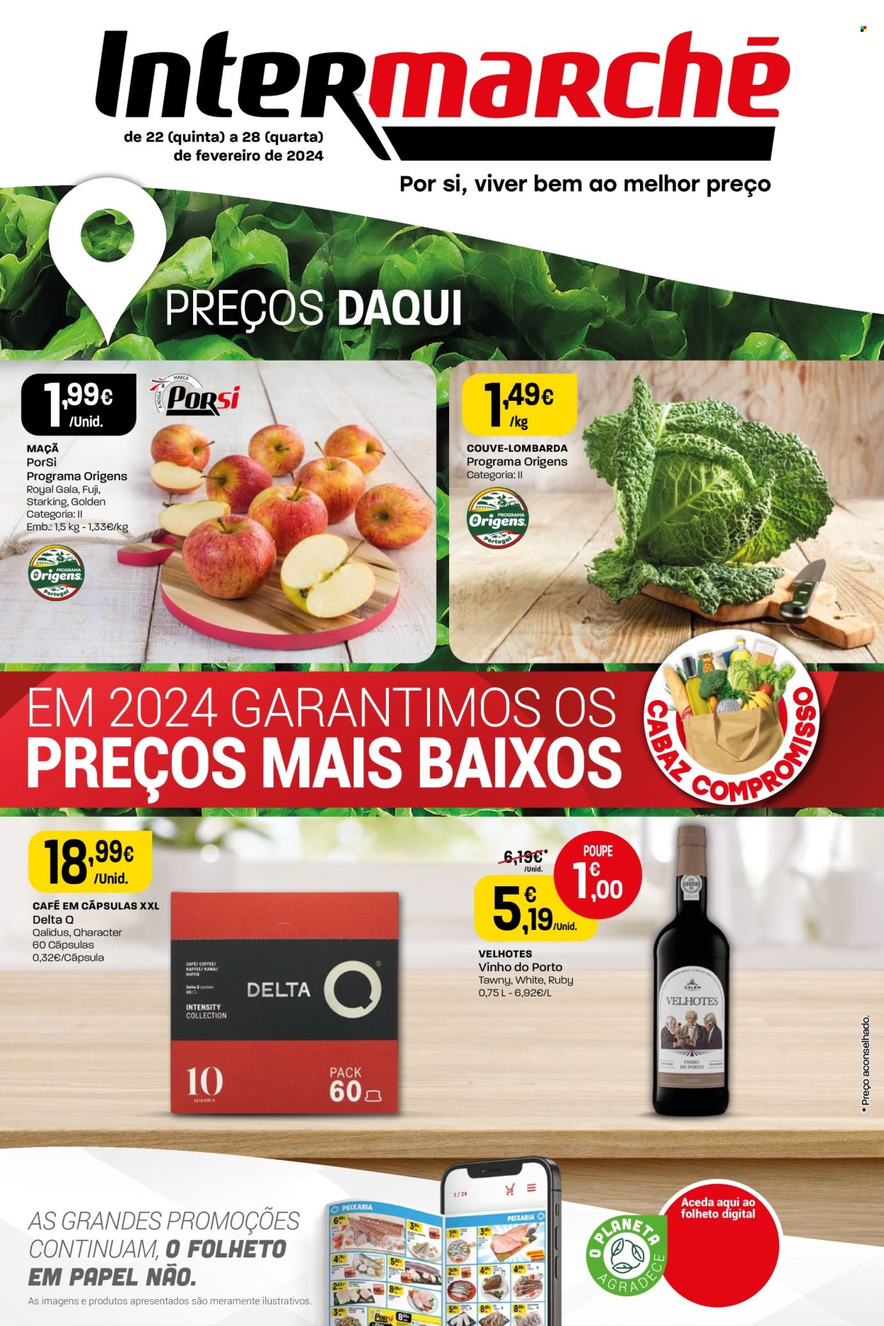 Folheto Intermarché - 22.2.2024 - 28.2.2024. Página 1