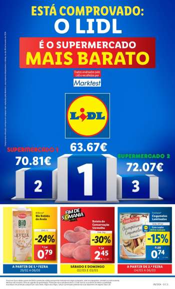 Folheto Lidl - 29.2.2024 - 6.3.2024.