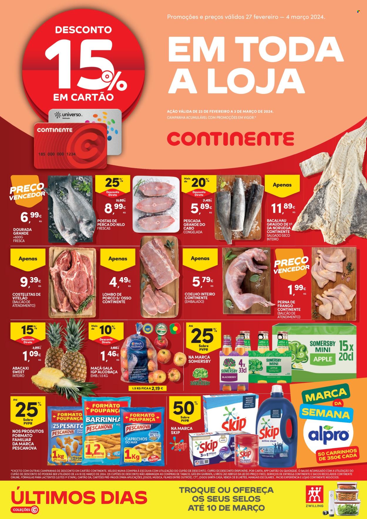 Folheto Continente - 27.2.2024 - 4.3.2024. Página 1