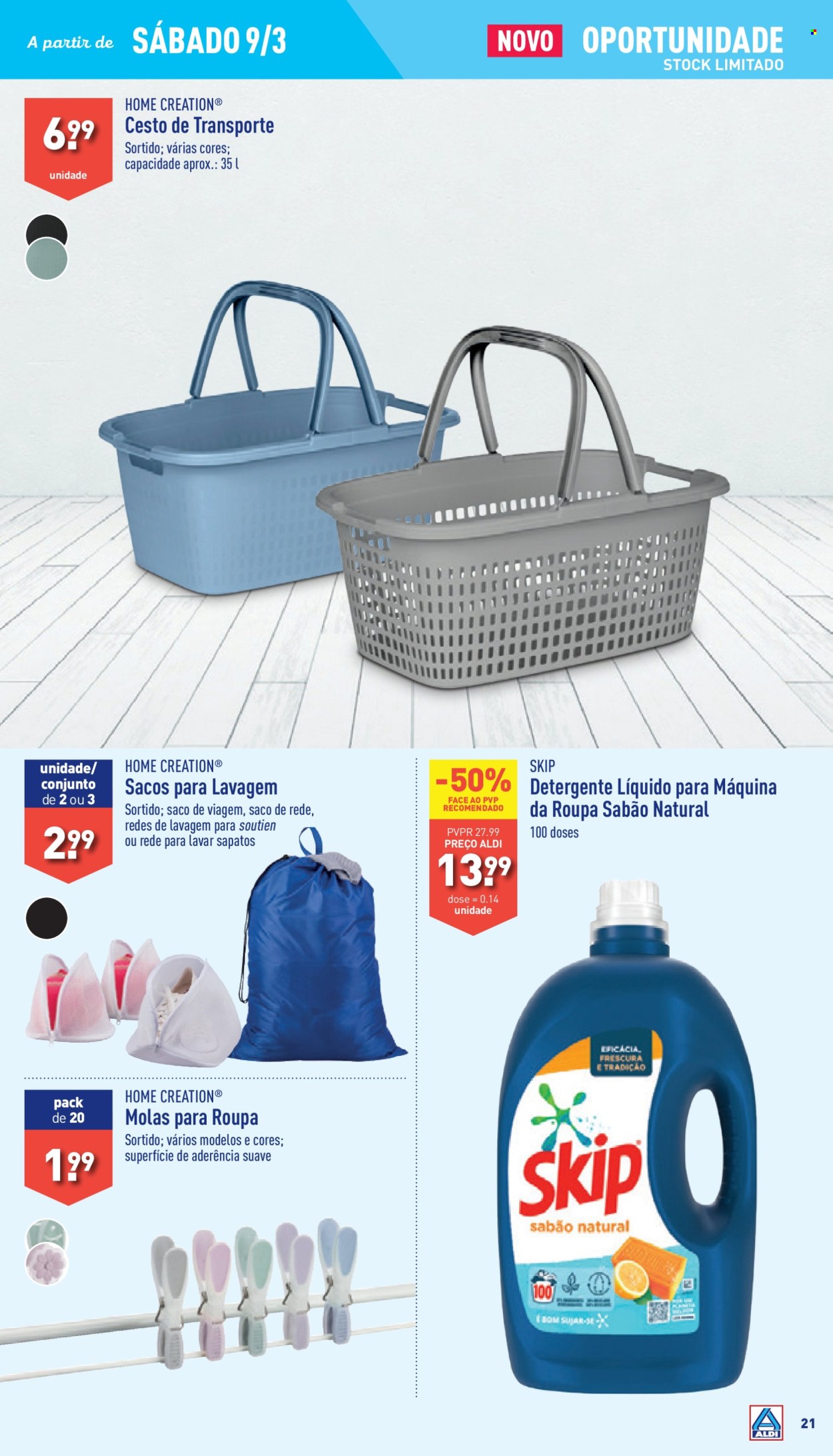 Folheto Aldi - 6.3.2024 - 12.3.2024. Página 21