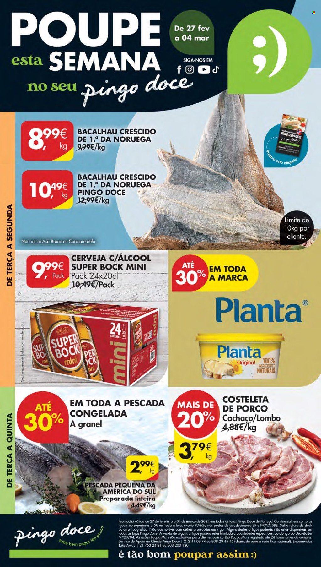 Folheto Pingo Doce - 27.2.2024 - 4.3.2024. Página 1