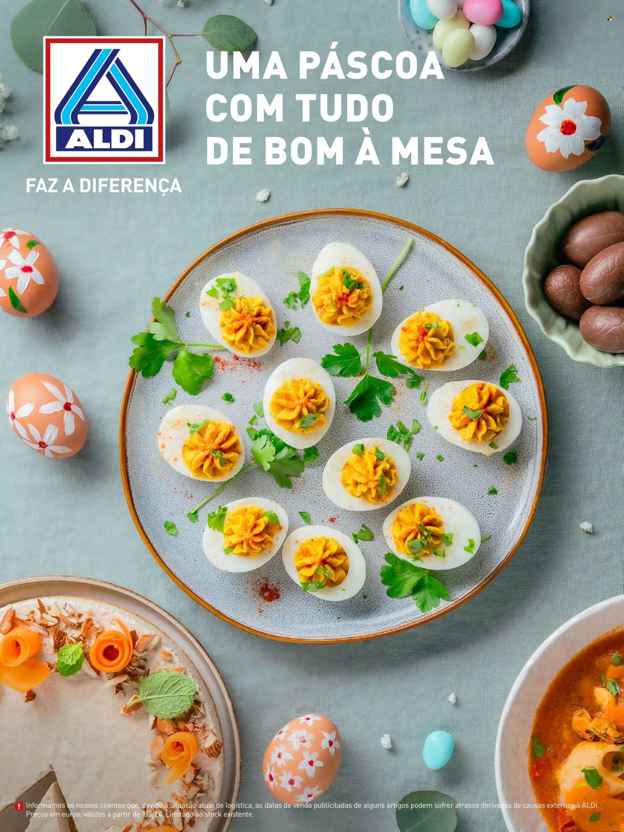 Folheto Aldi. Página 1