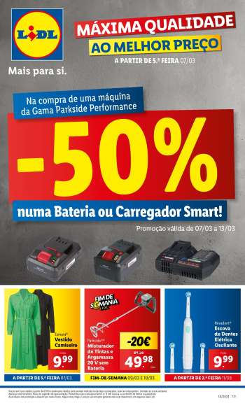Folheto Lidl - 7.3.2024 - 13.3.2024.
