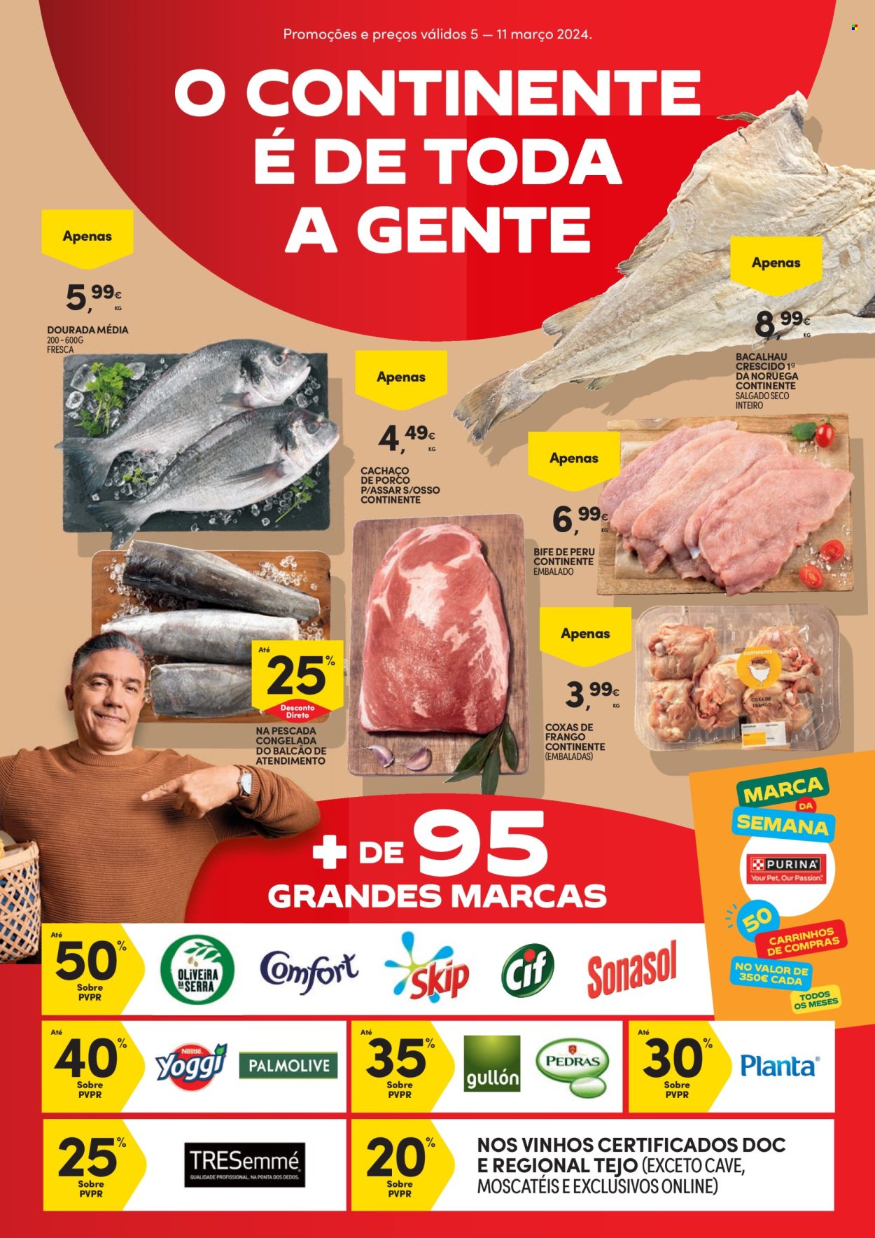 Folheto Continente - 5.3.2024 - 11.3.2024. Página 1