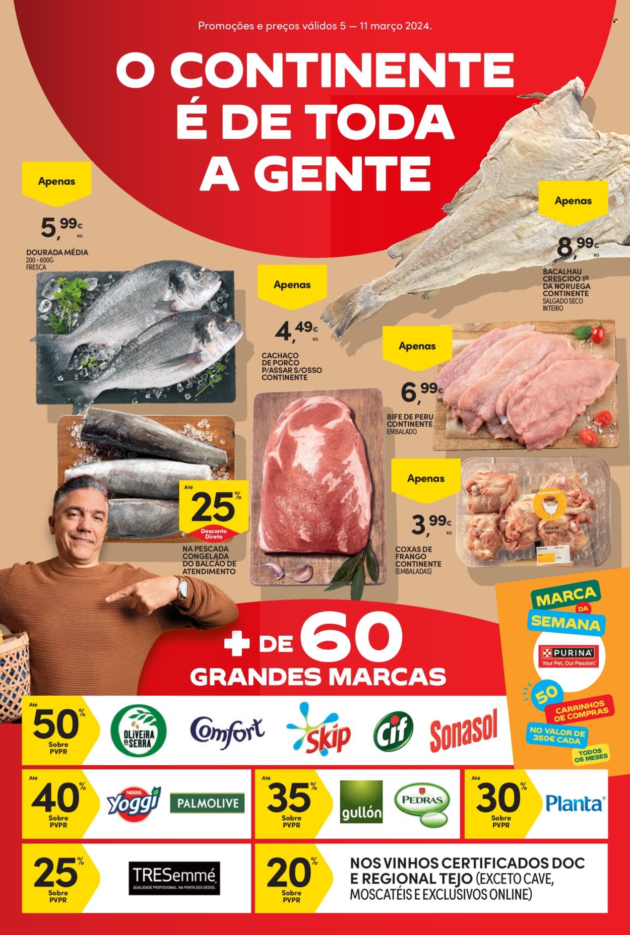 Folheto Continente Bom Dia - 5.3.2024 - 11.3.2024. Página 1