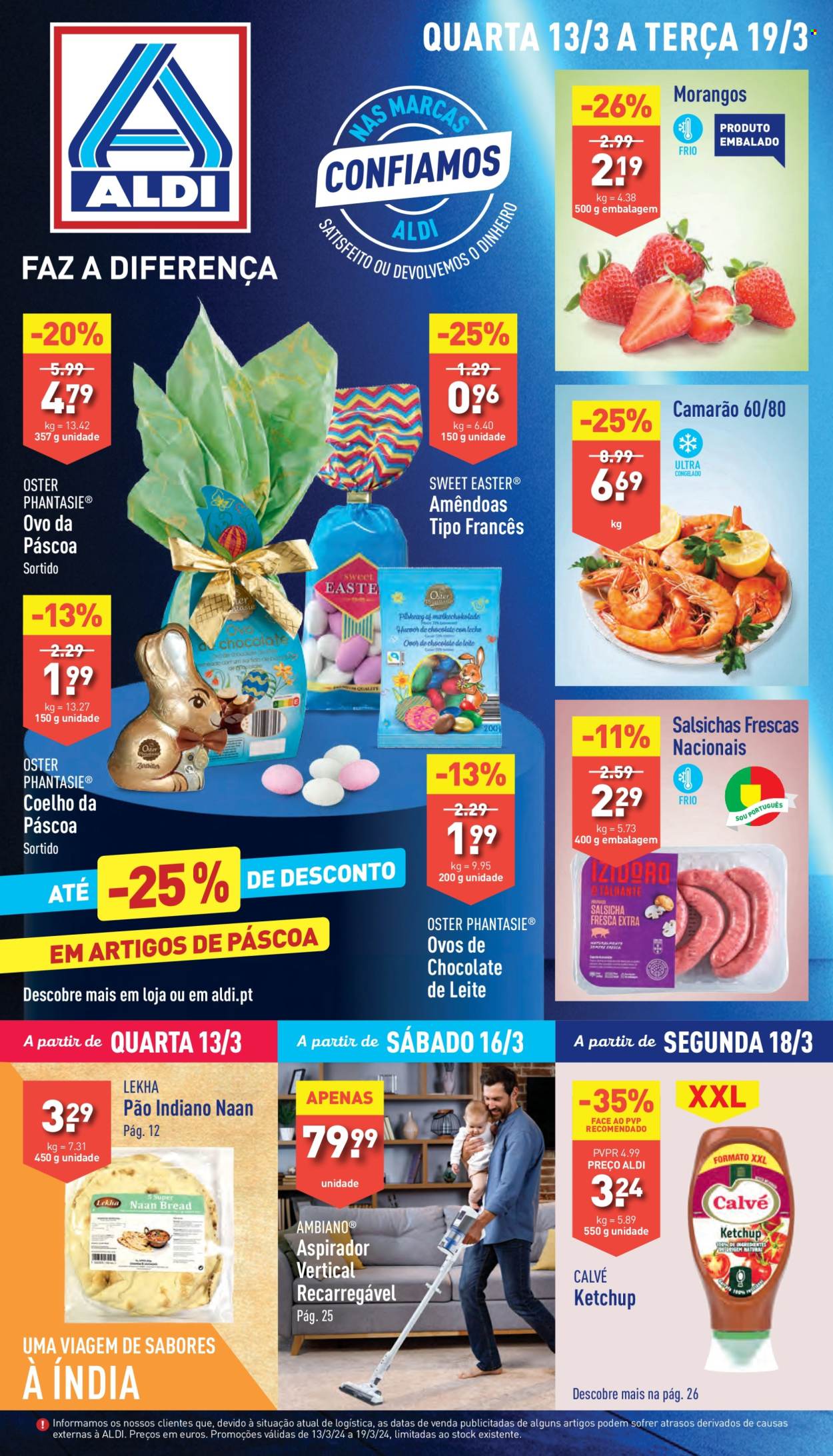 Folheto Aldi - 13.3.2024 - 19.3.2024. Página 1