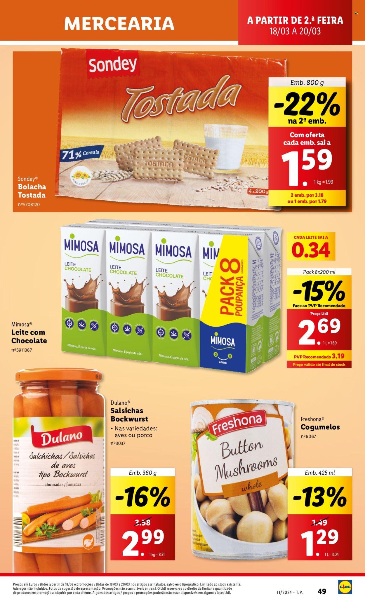 Folheto Lidl - 14.3.2024 - 20.3.2024. Página 49