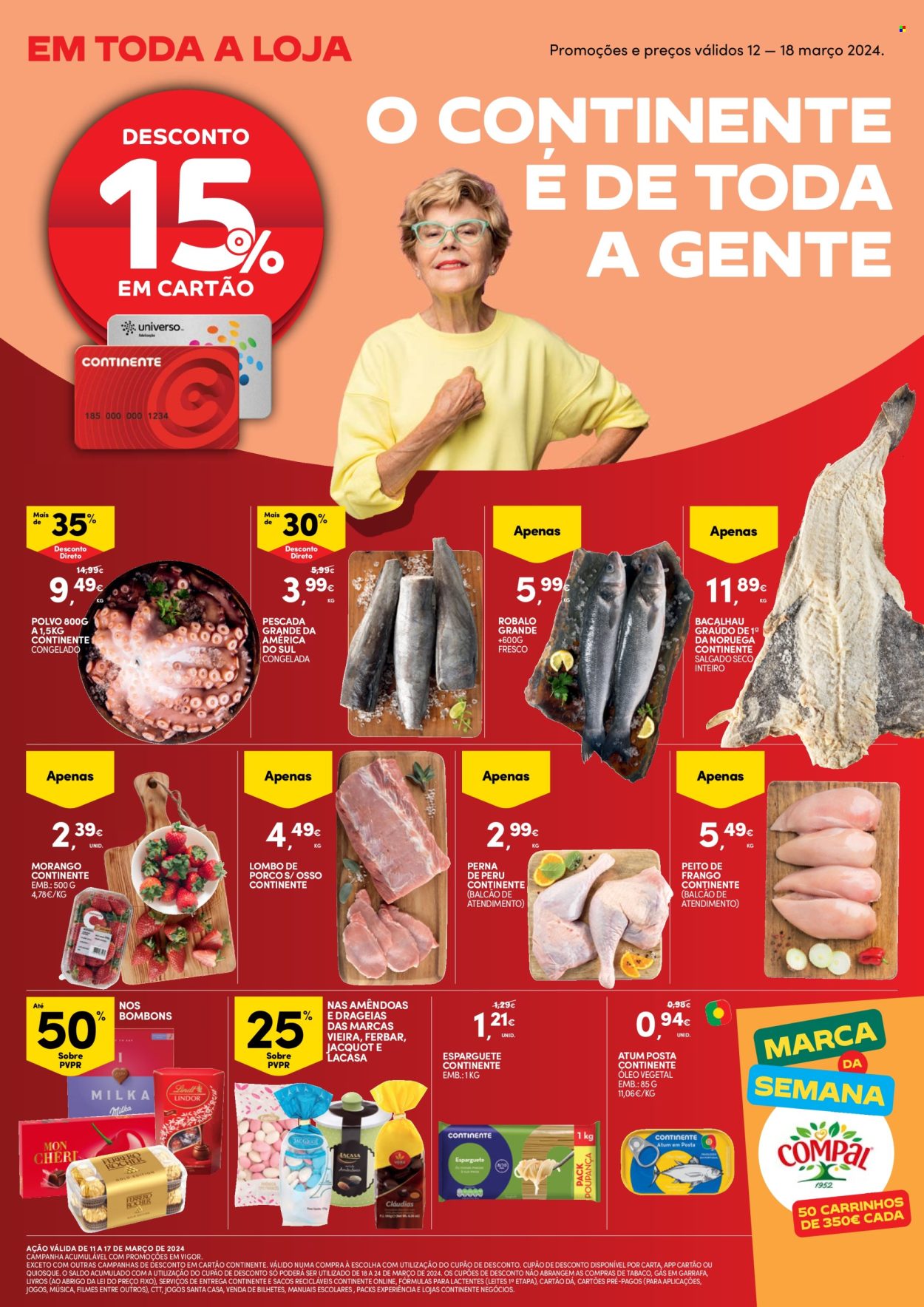 Folheto Continente - 12.3.2024 - 18.3.2024. Página 1