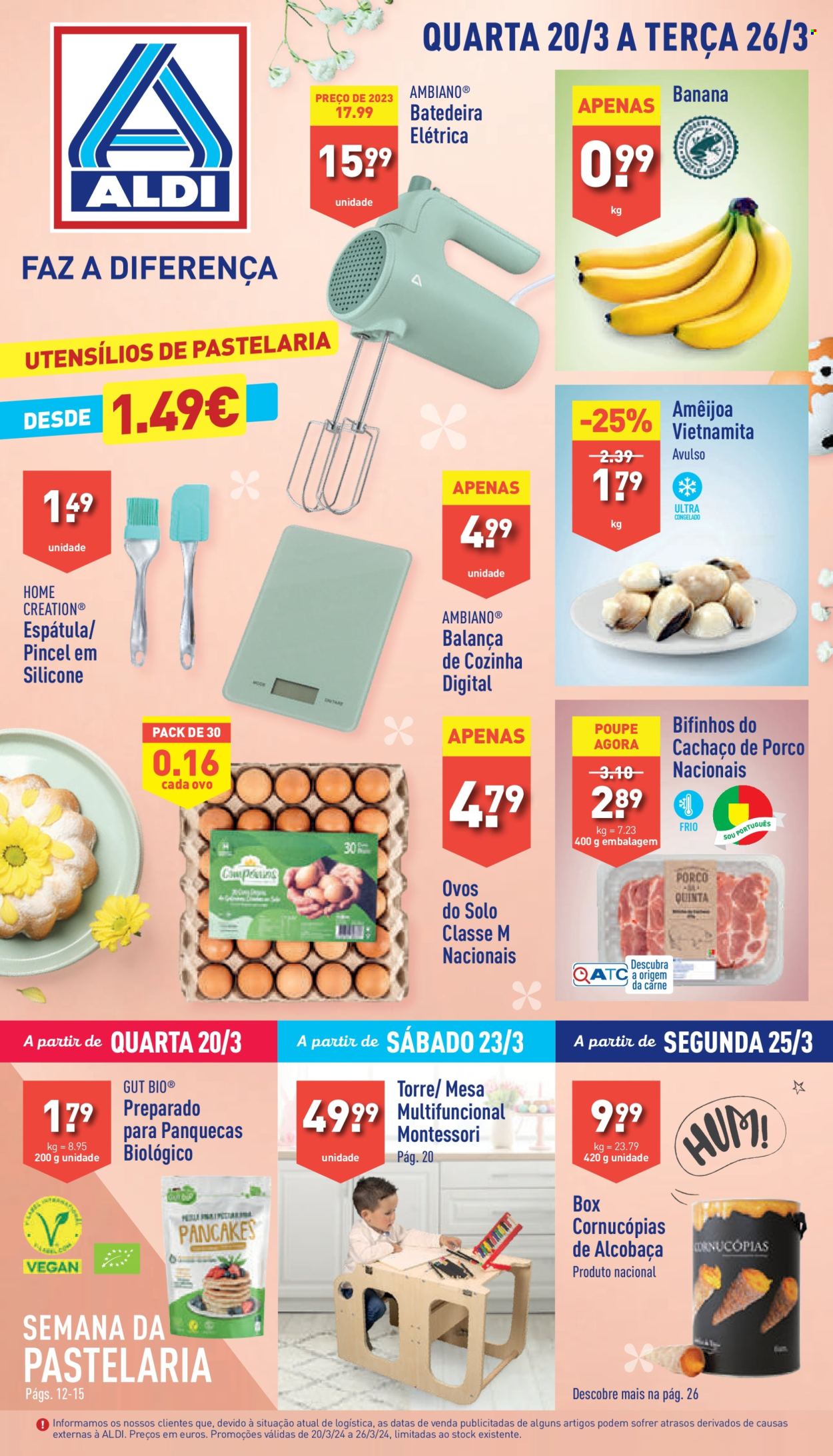 Folheto Aldi - 20.3.2024 - 26.3.2024. Página 1