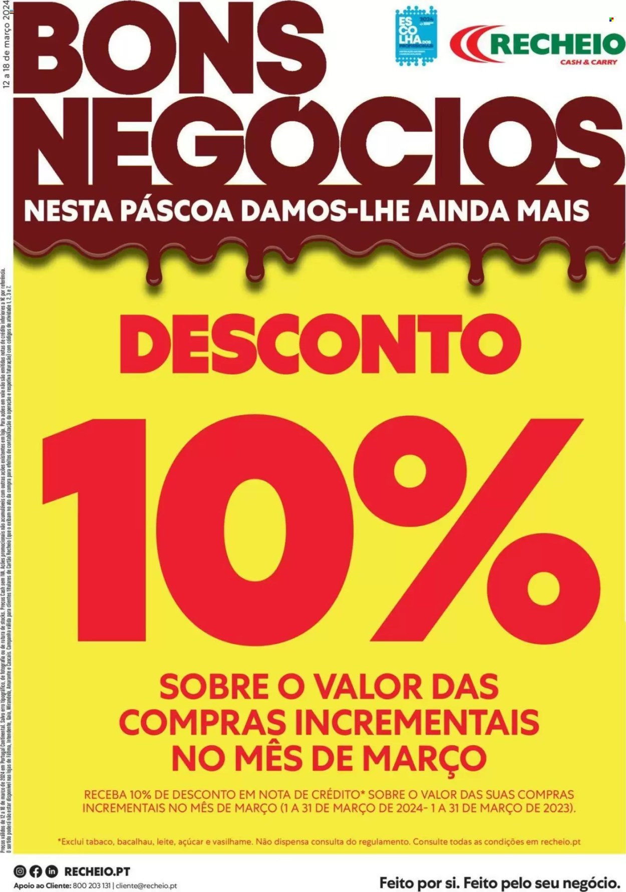Folheto Recheio - 12.3.2024 - 18.3.2024. Página 1
