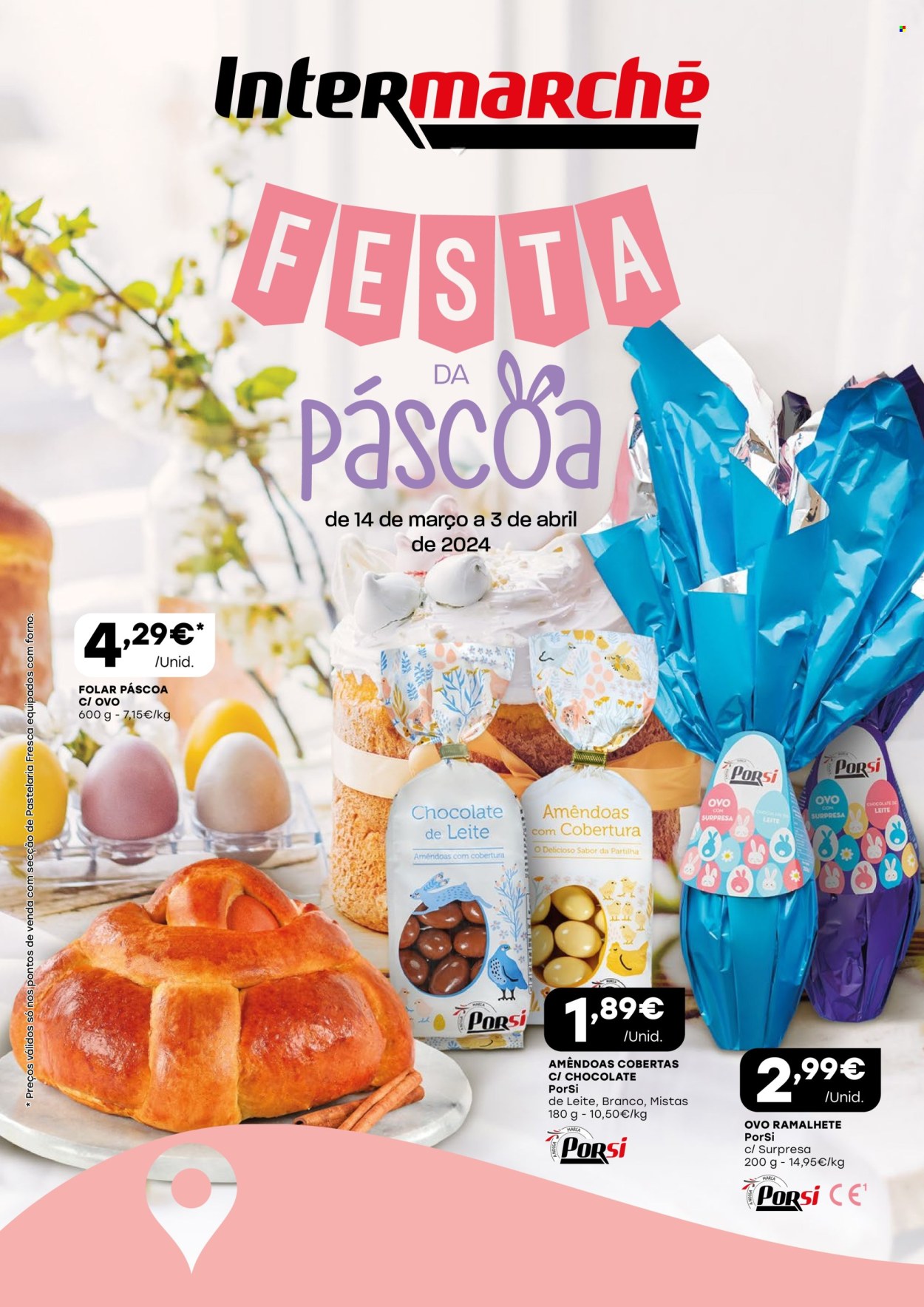 Folheto Intermarché - 14.3.2024 - 3.4.2024. Página 1