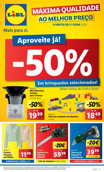 Folheto Lidl - 21.3.2024 - 30.3.2024.