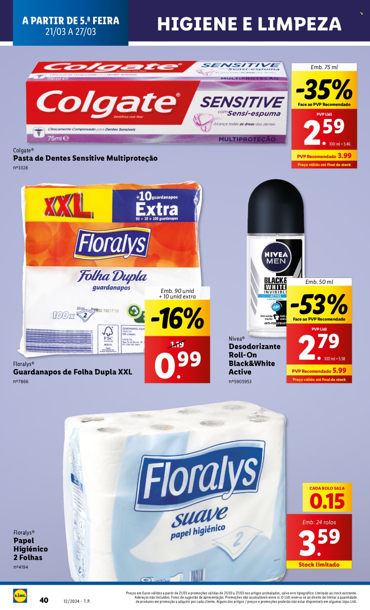 Folheto Lidl - 21.3.2024 - 27.3.2024. Página 40