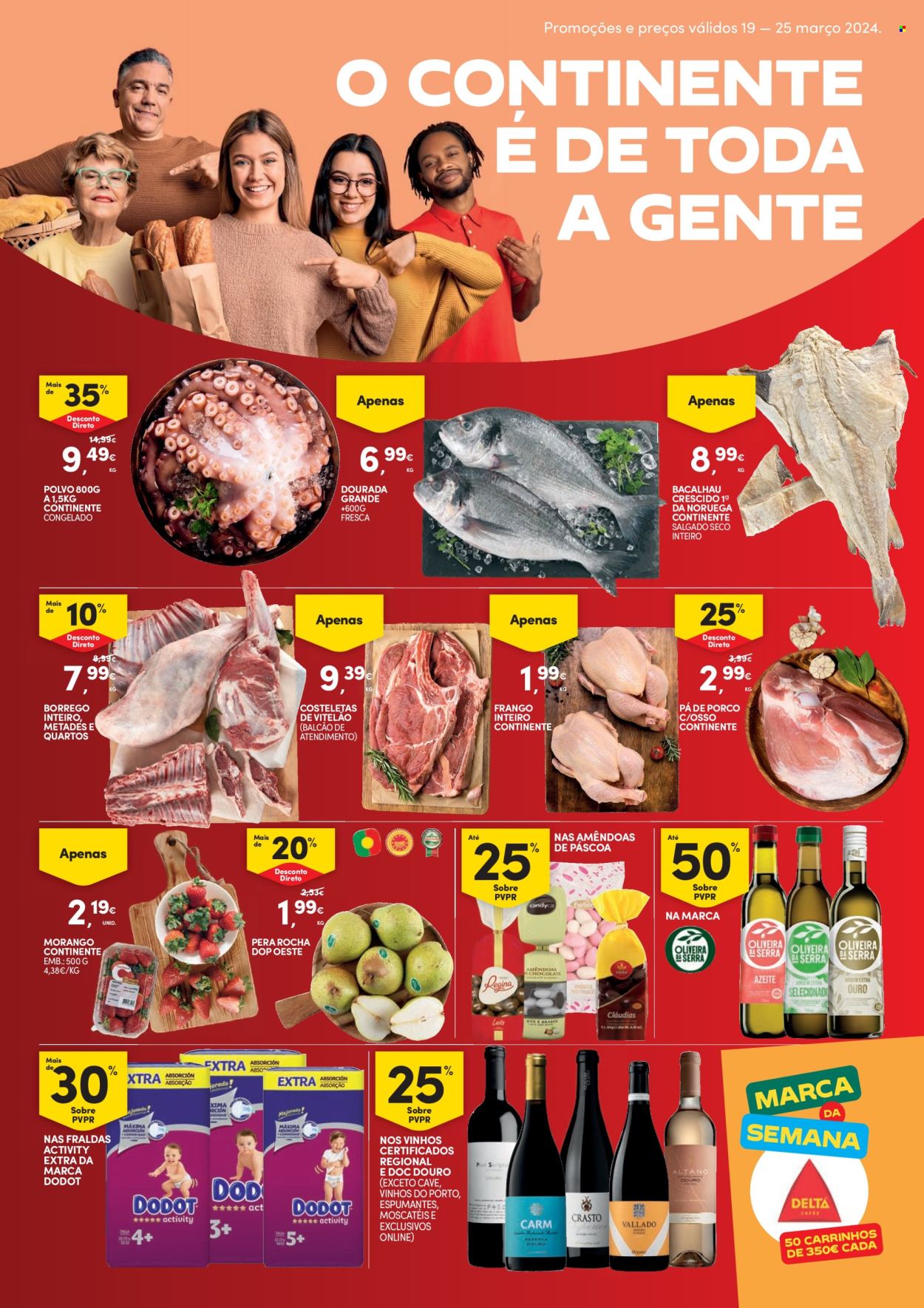 Folheto Continente Bom Dia - 19.3.2024 - 25.3.2024. Página 1
