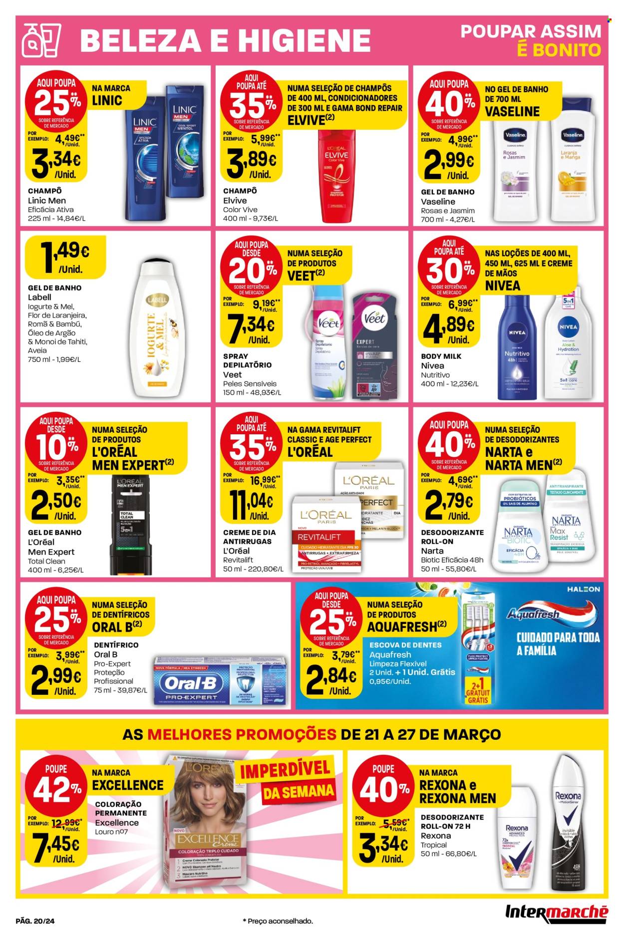 Folheto Intermarché - 21.3.2024 - 27.3.2024. Página 20