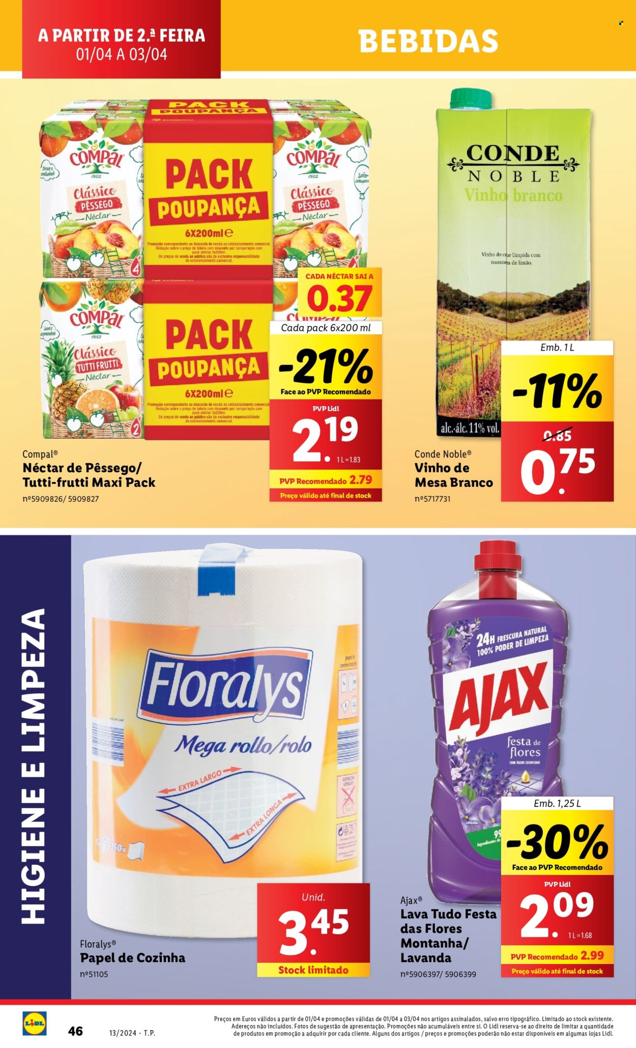 Folheto Lidl - 28.3.2024 - 3.4.2024. Página 46