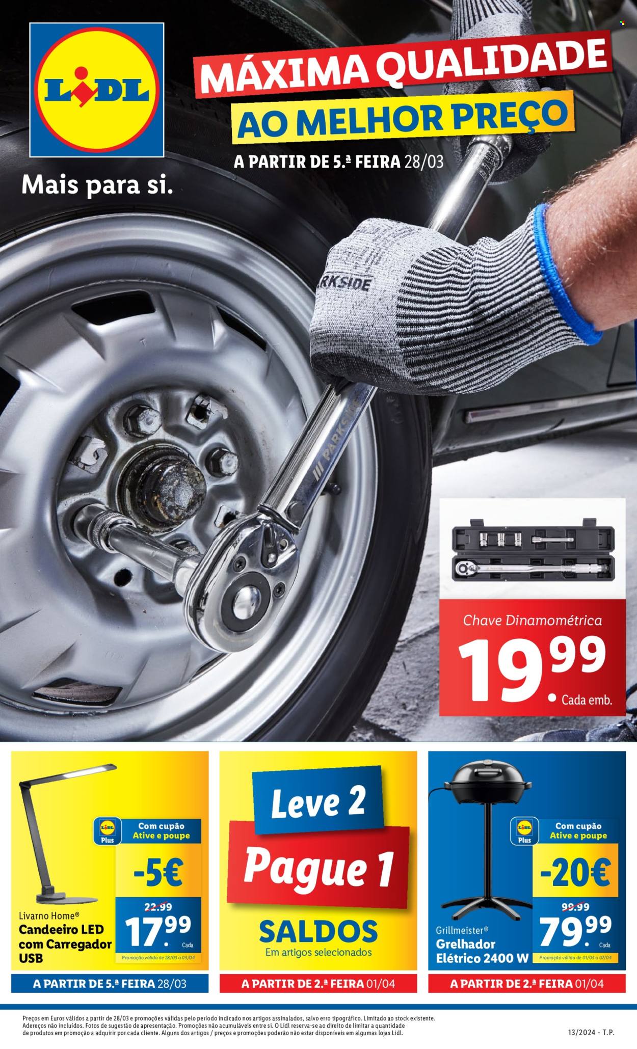 Folheto Lidl - 28.3.2024 - 3.4.2024. Página 1