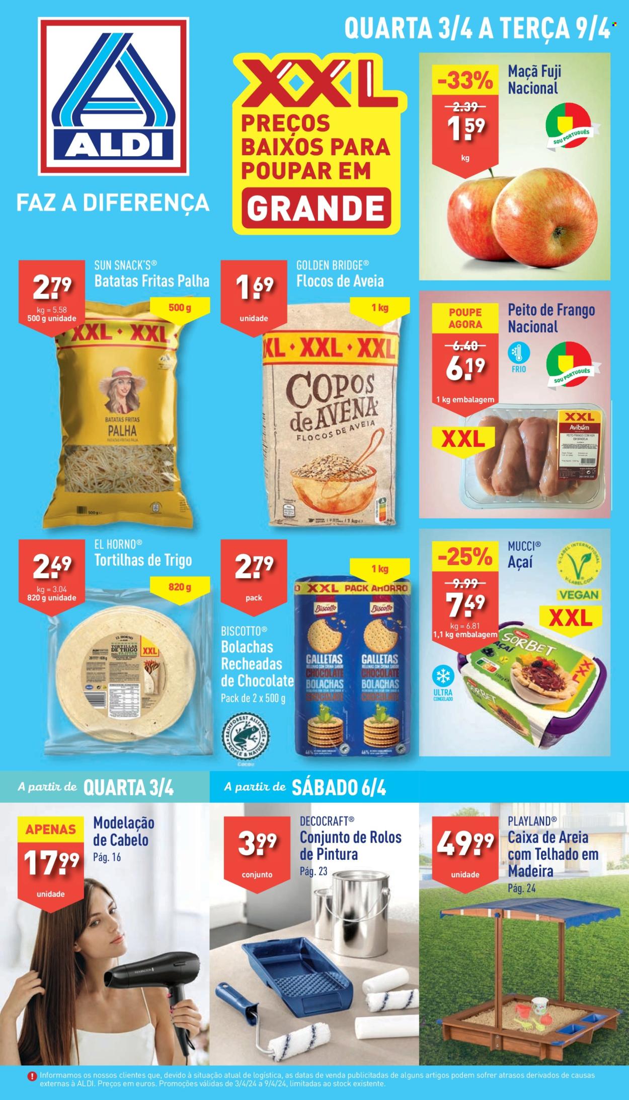 Folheto Aldi - 3.4.2024 - 9.4.2024. Página 1
