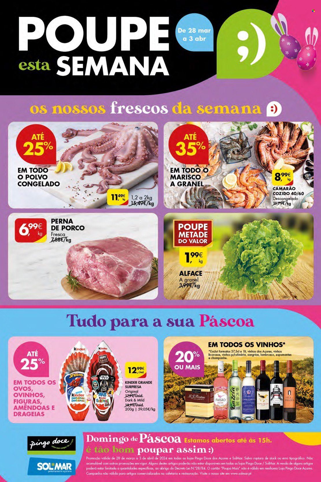 Folheto Pingo Doce - 28.3.2024 - 3.4.2024. Página 1