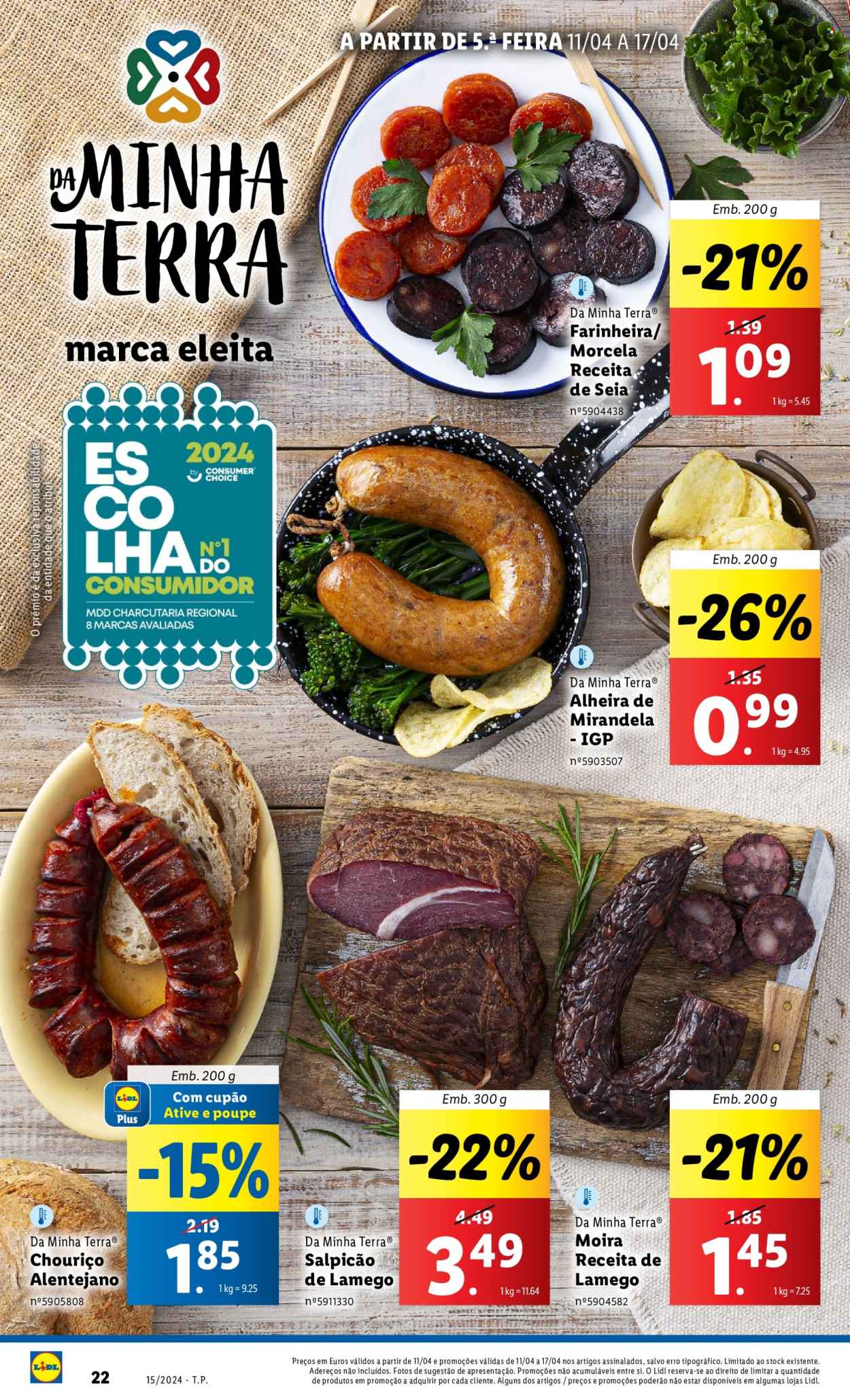 Folheto Lidl - 11.4.2024 - 17.4.2024. Página 22