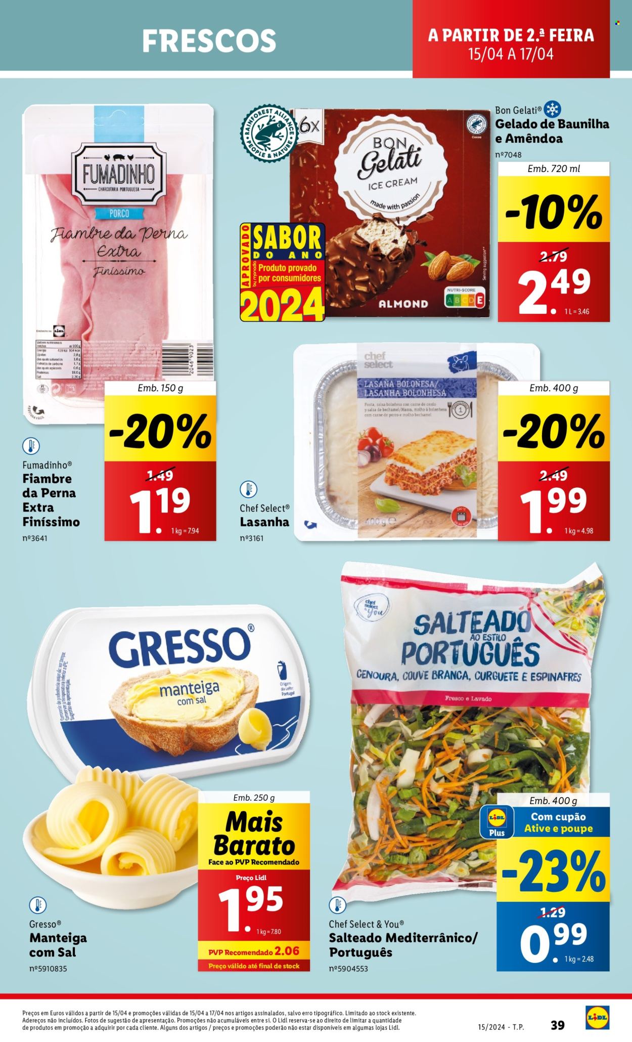 Folheto Lidl - 11.4.2024 - 17.4.2024. Página 39
