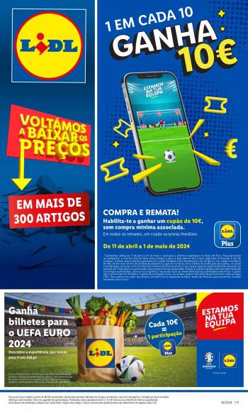 Folheto Lidl - 18.4.2024 - 24.4.2024.